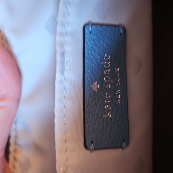 Kate Spade, Light Blue Crossbody Bag, Adjustable Strap, Like New Condition - Picture 12 of 14